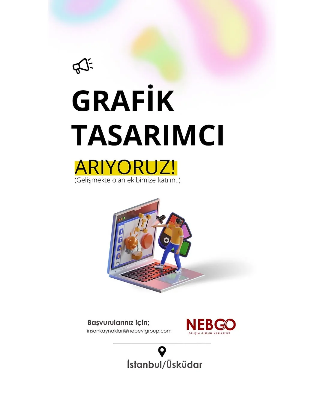 Grafik Tasarımcı arayanlar – Nebgo Gelişim Grafik Tasarımcı iş ilanları – Nebgo Gelişim