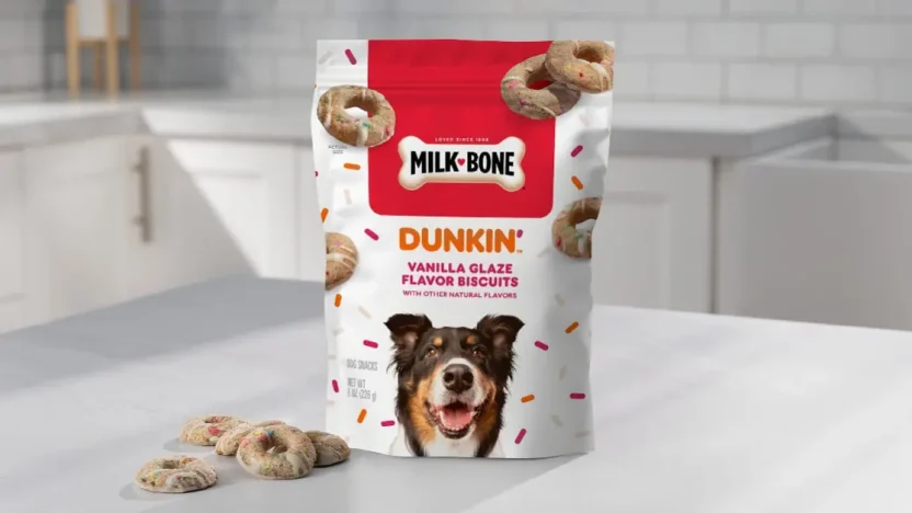 Kopeklere ozel Dunkin atistirmaliklari satista