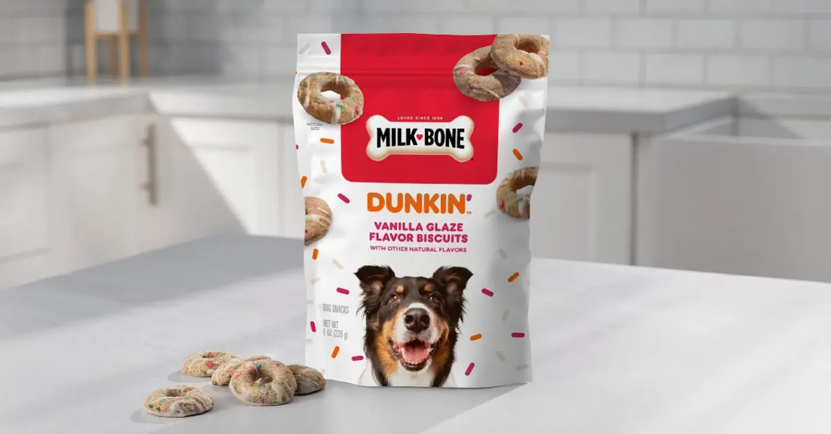 Kopeklere ozel Dunkin atistirmaliklari satista