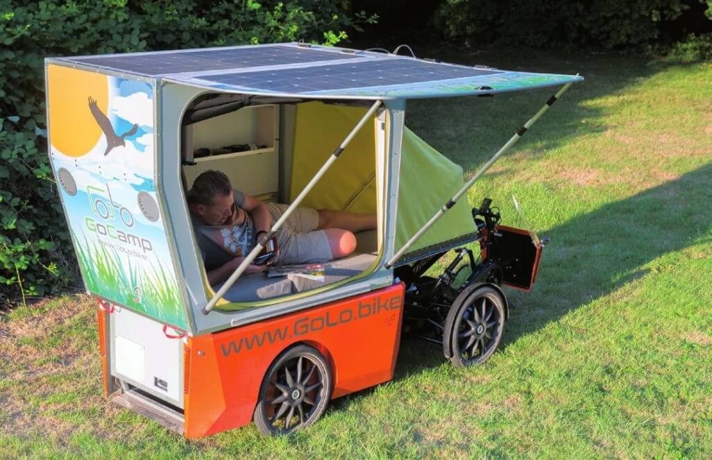 gunes enerjili karavan bisiklet 2